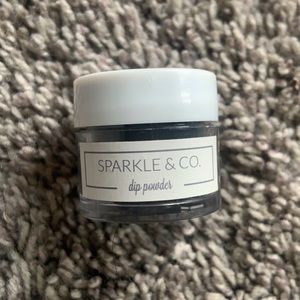 Sparkle and co midnight dip powder